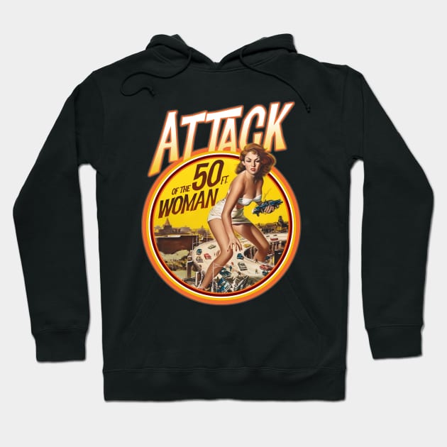 Classic 50s Science fiction Hoodie by Trazzo